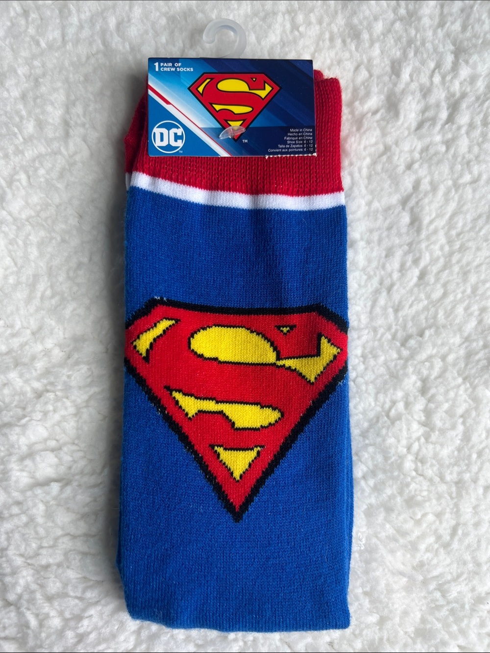 DC Superman Crew Socks